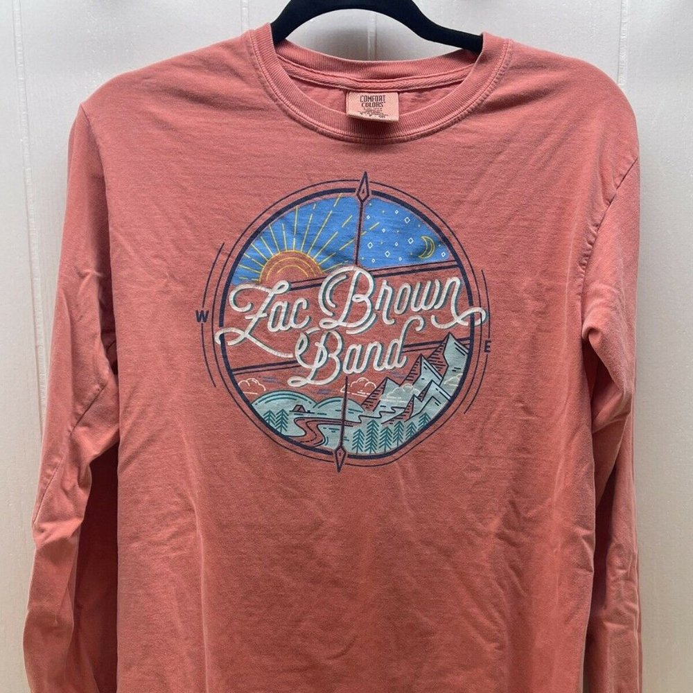 ZAC BROWN BAND WELCOME HOME TOUR 2017 T-SHIRT Sz Small LONG SLEEVE